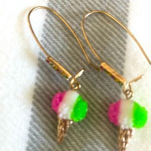 Betsy Johnson italian ice drop earrings.